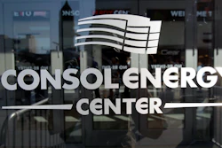 In this Aug. 18, 2010, file photo, the CONSOL Energy Center is reflected in Pittsburgh.