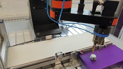 An example of a robotic system for conveyor belt picking.