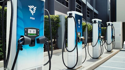 Exicom charging stations.