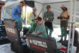 The team looks into their data collection.