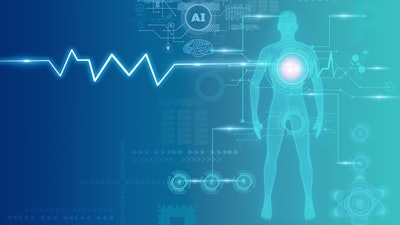 AI body scan graphic.