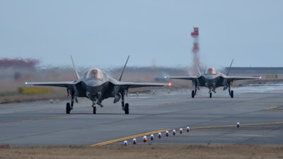 United States Marine Corps (USMC) Lockheed Martin F-35B.
