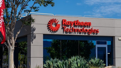 Raytheon Technologies building in San Diego, CA.
