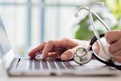 Manual hospital notepad entry.