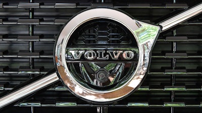 A Volvo XC 90 is displayed at Volvo Cars Showroom in Stockholm, Sweden, July 5, 2017.