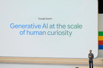 A moment of Google I/O event in Mountain View, Calif., on May 14, 2024. European Union regulators say they’re investigating one of Google’s artificial intelligence models over concerns about its compliance with the bloc’s strict data privacy rules.