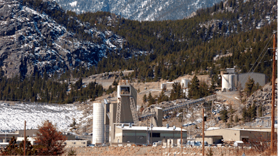 The Stillwater Mining Company, the only platinum and palladium mine in the United States, is seen near Nye, Mont.