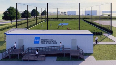 Rendering of the 2025 Maverick Autonomous Vehicle Research Center.