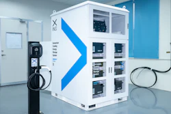 The XES 200, a 200kWh immersion-cooled energy storage system designed for AI data centers.
