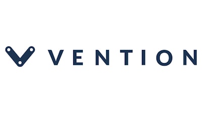 Vention logo.