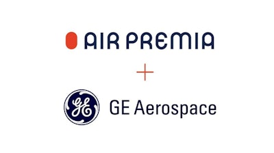 Air Premia and GE Aerospace Software Solution logos.