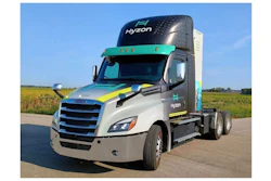 Hyzon's Class 8 200kW Fuel Cell Electric Truck.