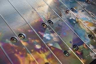 A fusion experiment ran so hot that the wall materials facing the plasma retained defects.