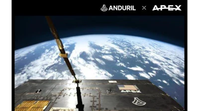 Image taken from the first Anduril-Apex joint mission launched aboard SpaceX Transporter-10.