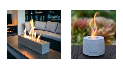 Two Colsen fire pit options under recall.