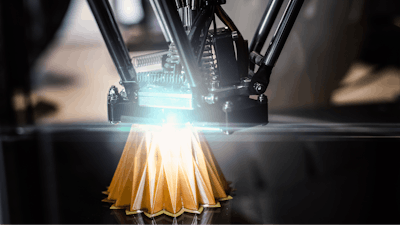 3D printing processing at work.