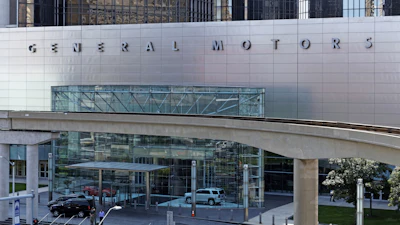 General Motors HQ in Detroit, Michigan.