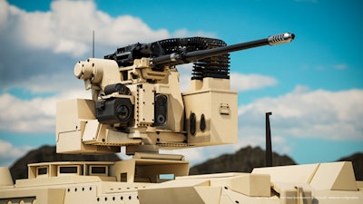 Northrop Grumman's new Bushmaster Chain Gun model.