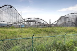 Rides stand at the Six Flags of New Orleans site in an Aug. 18, 2009.