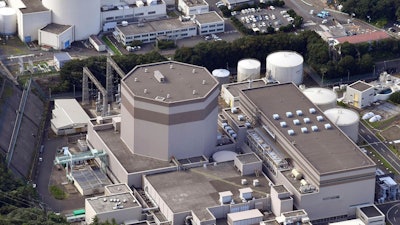 The No. 2 reactor building of the Tsuruga nuclear power plant is seen in Tsuruga, Fukui prefecture, on the Sea of Japan coast on July, 2024.