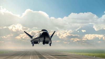 The first-ever winged commercial spaceplane will carry critical supplies and science experiments to and from the International Space Station under a NASA Commercial Resupply Service contract.