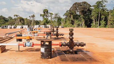 Oil and Gas operation in Gabon.