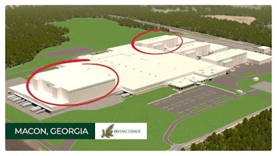 Irving Tissue Macon Rendering