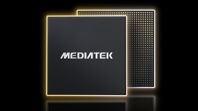 MediaTek's semiconductor chip.