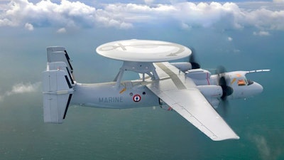 A French E-2D artist rendering.