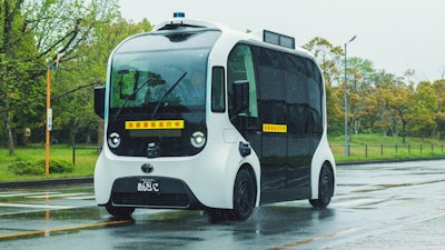 The Toyota e-Palette, powered by May Mobility.