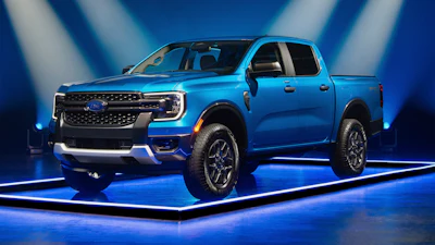 This photo provided by Edmunds shows the 2025 Ford Ranger.