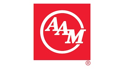 The AAM (American Axle & Manufacturing) logo.