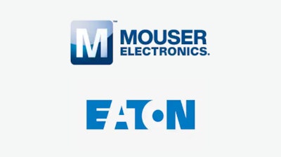 The Mouser Electronics and Eaton logo.