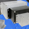 Hammond's new die-cast enclosures.