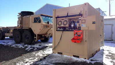 DDT engineered Tricon Refrigeration Prototype in Military testing.