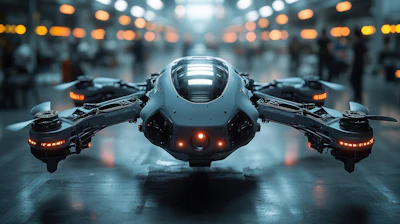 Atomic Anvil Drone Graphic.