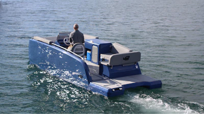 It floats.