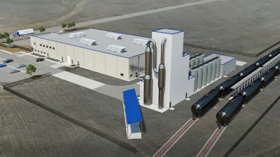 Digital rendering of Coast Packing Company’s new Edible Oils Refinery and Packaging Facility, Amarillo, Texas.