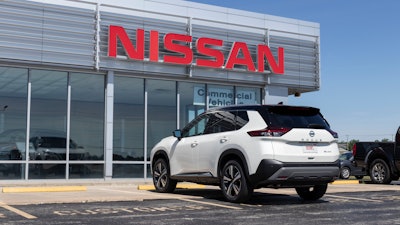 A Nissan automotive dealership.