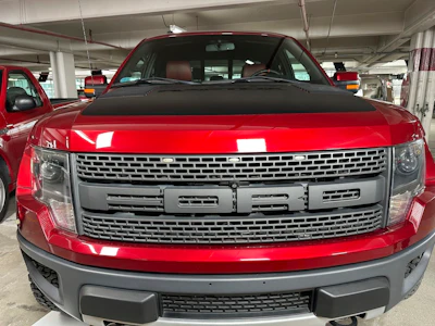 A 2014 Ford F-150 SVT Raptor, part of Ford Motor Co.'s Heritage Fleet, is on display Wednesday, March 12, 2025, in Dearborn, Mich.