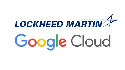 Lockheed Martin and Google Cloud collaboration banner photo.