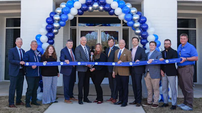 Pictured (left to right): Jarred Butler, Jerry Skievaski, Amy Bailey, Bill Bailey, Pete Weiland, Kaylee Hurst, Congressman Dale Strong, Congressman Robert Aderholt, Matt Nichols, Caeden Baugh, Daniel Wilson, Charles Goble.