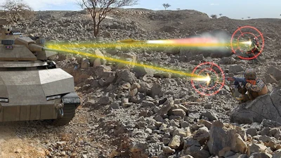Conceptual M3S2 for evaluation by US Department of Defense based on combat proven technology.