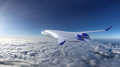 United branded JetZero aircraft.
