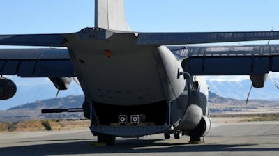 The AC-130J aircraft used for launch.