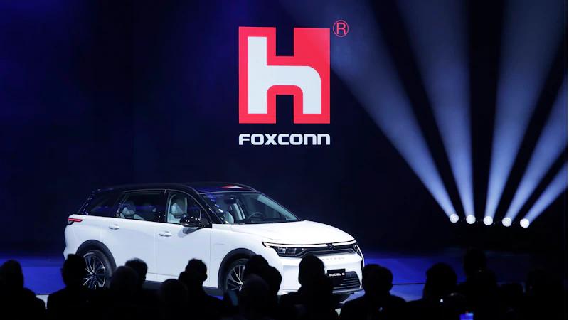 Pattern Create Draw Automaker Owned by Taiwan's Foxconn to Make EVs for Japan's Mitsubishi ...