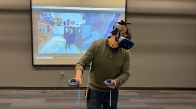 The Stellantis virtual reality (VR) lab.