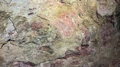 Ancylite mineralization.