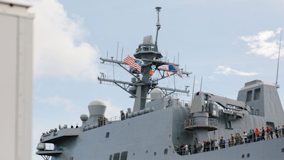 A U.S. Navy vessel.