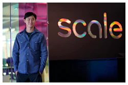 Scale AI founder and CEO Alexandr Wang poses for photos at the company's office in San Francisco, May 15, 2023.
